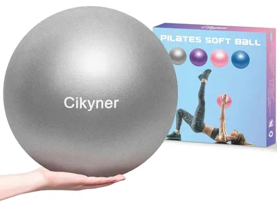 Obrázok produktu pre Mäkká pilatesová lopta, 23–25 cm, vhodná na pilates a jogu