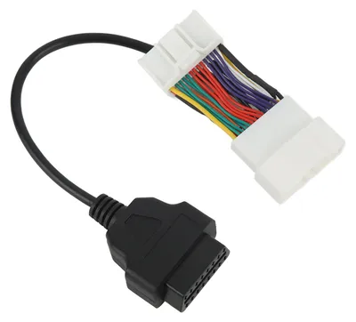 Image de Câble adaptateur OBD2 à 16 broches, connecteur de diagnostic de remplacement pour Tesla Model 3 et Model Y, modèles 2019-2021