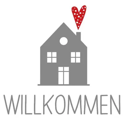 Produktbild von Servietten 33x33 cm - Willkommen weiss