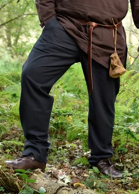 Produktbild von Einfache Mittelalter-Hose Hagen, schwarz - Wikingerhose Mittelalterhose Kostüm Ritter Verkleidung Größe: 3XL
