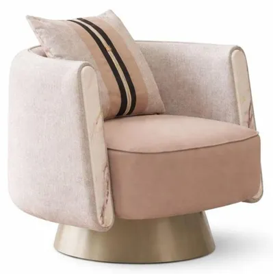 Zdjęcie produktu dla Beżowa, nowoczesna sofa, fotel i stolik kawowy o eleganckim wyglądzie