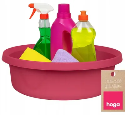 Produktbild von Hoga Runde 9L Plastikschüssel für Küche und Haushalt