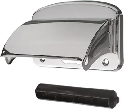 Produktbild von Cornat Papierrollhalter chrom, mit Deckel