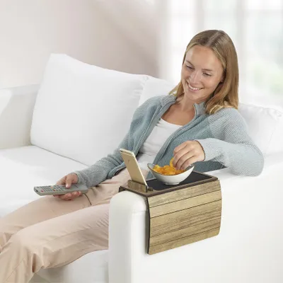 Produktbild von Maximex Multifunktions-Sofa-Tablett, mit Anti-Rutsch-Noppen und Smartphone-/Tablethalterung
