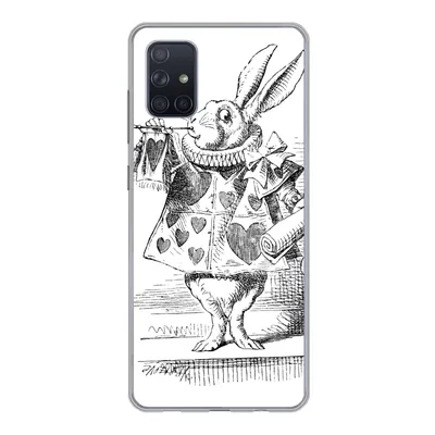 Produktbild von MuchoWow® Handyhülle Schutzhülle Hülle für Samsung Galaxy A71 Alice im Wunderland Silikon Softcase Handy Hülle - Kartenbesitzer