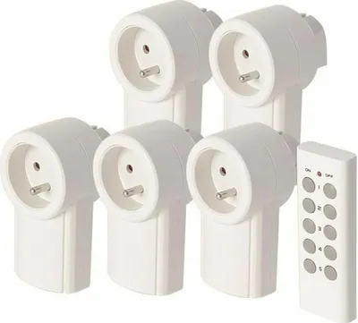 Produktbild von SCS SENTINEL Fernbedienungssteckdosen-Set (5 Stück)