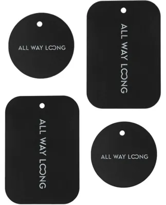Productafbeelding van Metalen Plaatje Telefoonhouder - Voor Magneet - Auto telefoonhouder - Magneet Plaatje Telefoon - Zelfklevend - Set van 4 Stuks