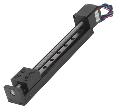 Image de Mini Actionneur Linéaire - Rail de Guidage 200 mm - Machine CNC DIY - Précision ±0,1 mm