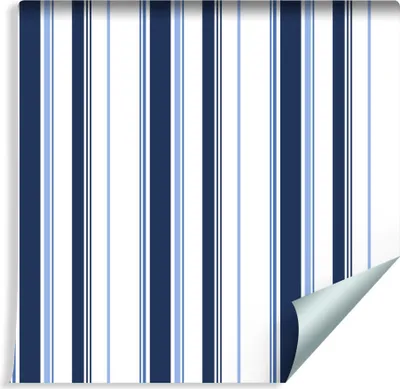 Produktbild von 10m VLIES TAPETE Rolle Geometrie Klassische Retro Streifen XXL