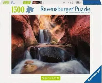 Image de Ravensburger Legpuzzel La chute d'eau dans le Red Canyon, 1500pcs.