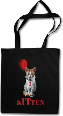 Produktbild von Urban Backwoods It Kitten, Stofftasche, Farbe: Schwarz