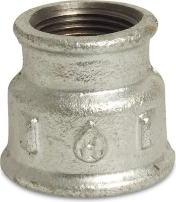 Produktbild von Gewindefitting Temperguss Reduziermuffe 1 1/2" IG x 1 1/4" IG