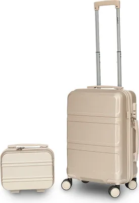 Produktbild von Barut Reisekofferset Anubis 2-teilig Champagner MS-19043