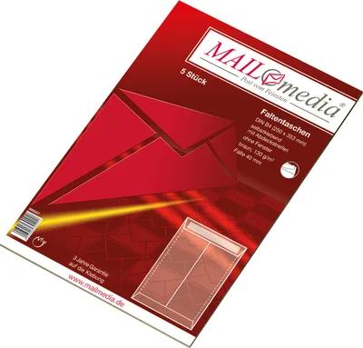 Obrázok produktu pre mayer-network 390057 Skladacie vrecko B4,sklad 40mm,lepidlo,w.coverstr.,o.F.,hnedá,130 g,5 ks.