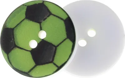 Immagine prodotto di Bottone - set di 6 - diametro 15 mm - Verde