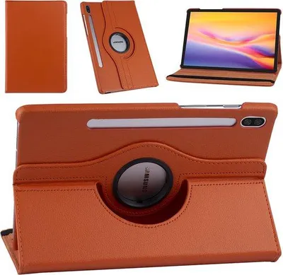 Produktbild von Samsung Galaxy Tab S6 Oranje Book Case Tablethoes