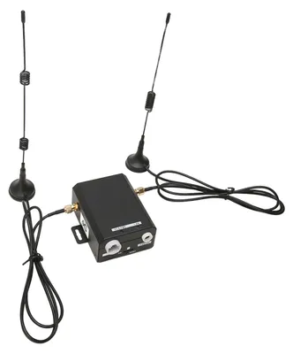 Zdjęcie produktu dla Przemysłowy router 4G LTE o prędkości 150 Mb/s, z gniazdem na kartę Nano SIM, obsługujący 16 użytkowników, mobilny hotspot Wi-Fi z 2 antenami, zasilanie 100–240 V, wtyczka brytyjska