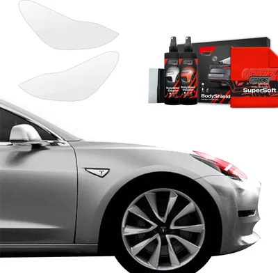 Immagine prodotto di Pellicola protettiva 2 in 1 Grizz Protector per fari - Tesla Model 3 (2017-2020)