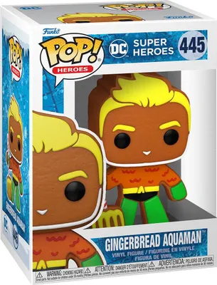Produktbild von Figur DC Comics - Gingerbread Aquaman (Funko POP! Heroes 445)