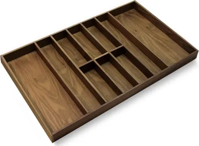 Produktbild von Besteckeinsatz NUSSBAUM 90er Schubl. B 818 x T 472 mm passend für BLUM Legra 19 mm Schubladen