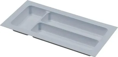 Obrázek produktu pro Vložka na příbory do zásuvky 30 cm plastová stříbrno-šedá 200 - 240 mm