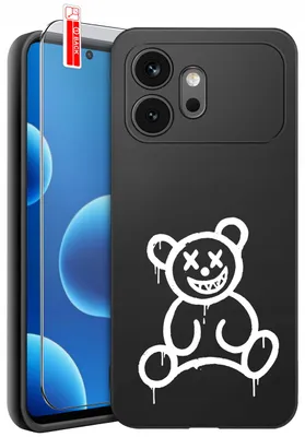 Immagine prodotto di Custodie per Honor 600 – Design | Custodia in silicone opaco + vetro temperato 9H
