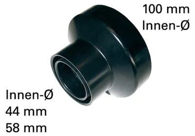 Produktbild von Metabo Zubehör Absaugadapter 100 x 44 mm - 910031260