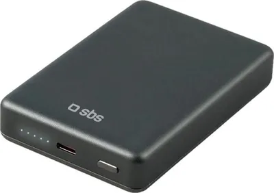 Obrázok produktu pre SBS TEBB10000MAGSLIM, 10000 mAh, Power Delivery, Bezdrôtové nabíjanie, 20 W, Šedá
