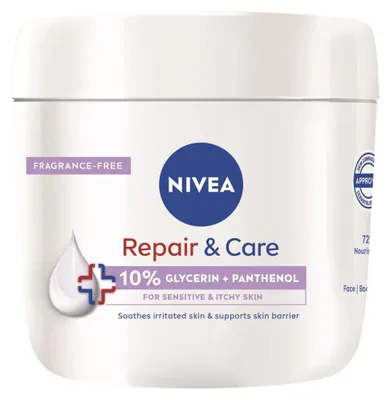 Immagine prodotto di Nivea Repair & Care Crema Idratante e Protettiva Sensitive, 400 ml