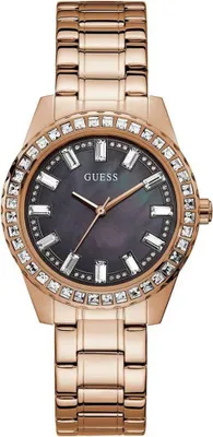 Produktbild von Guess Damenuhr GW0111L3 CYRKONIE Roségold