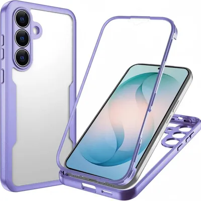 Immagine prodotto di Custodia per cellulare a 360 gradi per Samsung Galaxy S26 5G con protezione per display e fotocamera Viola