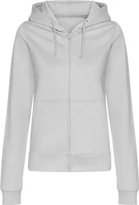 Immagine prodotto di Just Hoods JH050F | Zoodie college donna da XS a 2XL - Colore: Heather Grey - Taglia: XXL