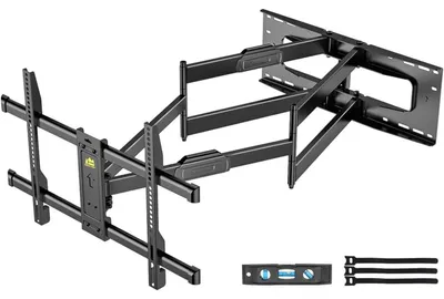 Productafbeelding van FORGING TV-wandhouder, 109 cm, lange arm, schwenkbaar en kantelbaar, geschikt voor televisies van 50-90 inch tot 75 kg, maximale VESA-maat 600x400 mm