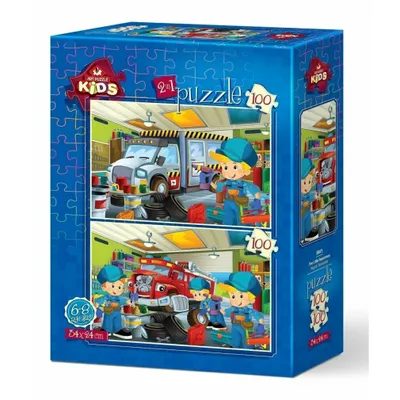 Immagine prodotto di ART PUZZLE Puzzle Little Repairmen 2x100 pezzi