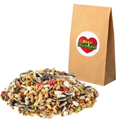 Produktbild von Bite&Delight Parrot Food 10kg - Naturalna i zbilansowana mieszanka zbóż z witaminami i minerałami - dla papug i dużych papużek