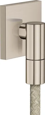 Produktbild von hansgrohe Wandanschluss Axor W. outlet F m Rückflussverh., eckig, brushed nickel