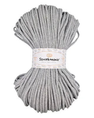 Zdjęcie produktu dla Błyszczący sznurek bawełniany 5 mm, sznurek z rdzeniem, pleciony sznurek z metaliczną nitką, sznurek szydełkowy, sznurek do makramy, błyszczący sznurek, wiele kolorów