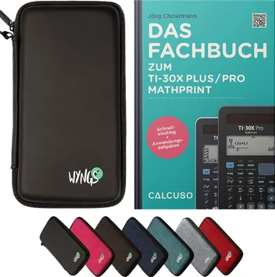 Produktbild von CALCUSO Zubehör Standardpaket Schwarz kompatibel für Taschenrechner TI-30X Plus/Pro Mathprint