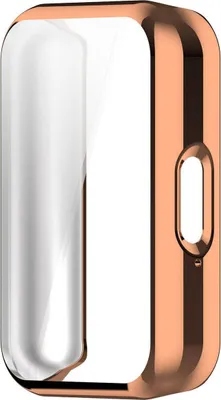 Produktbild von Etui Bizon Case Watch Felipe do Galaxy Fit 3, różowozłote