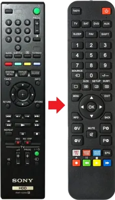 Produktbild von Fernbedienung geeignet für SONY SVRHDT1000 | SVRHDT500