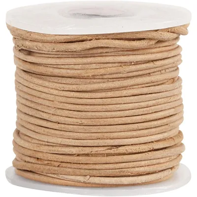 Immagine prodotto di Cinturino in pelle, 1 mm, naturale, 10 m