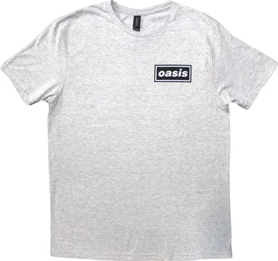Produktbild von Oasis - "Definitely Maybe Promo" T-Shirt für Herren/Damen Uni RO12014 (XXL) (Grau)