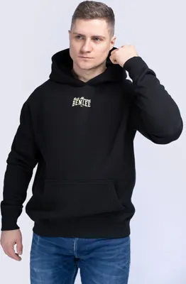 Produktbild von Herren Kapuzensweatshirt Oversize LEMARR Black/Yellow M BENLEE