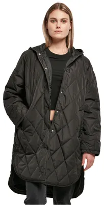 Image de Urban Classics Ladies - Parka matelassée surdimensionnée en diamant - M