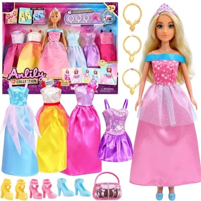 Obrázok produktu pre WOOPIE ROYAL Sada 5 plesových šiat s doplnkami a bábikou