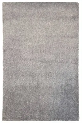 Produktbild von Teppich LUXURY COLLECTION | Farbe: Silber-Grau; Größe: 80 x 250 cm | strapazierfähig und leicht zu reinigen | Wohnzimmer | Schlafzimmer