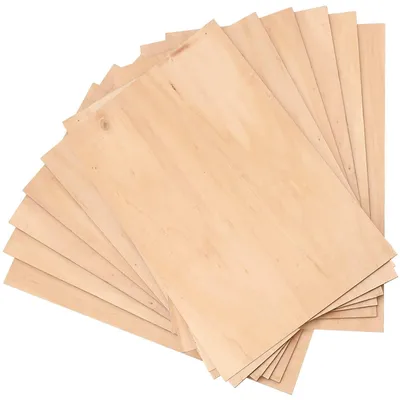 Image de 20 planches de tilleul pour des projets créatifs et des œuvres d'art en bois