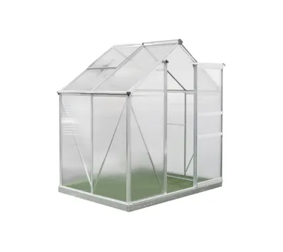 Zdjęcie produktu dla Szklarnia aluminiowa Westmann Flora 64 srebrna 132x190x201 cm