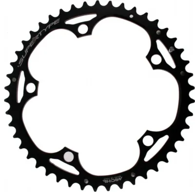 Produktbild von Miche CGSULB3546B00 Supertype Kettenblatt BCD 135CA außen 46Z 9/10-fach Campagnolo, schwarz