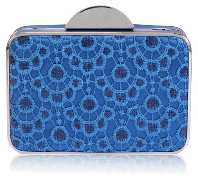Immagine prodotto di Day of Saturn: elegante piccola borsa da donna, pochette, realizzata in pizzo con struttura rigida